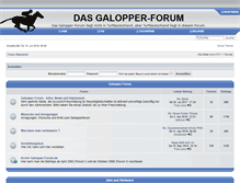 Tablet Screenshot of galopper-forum.de